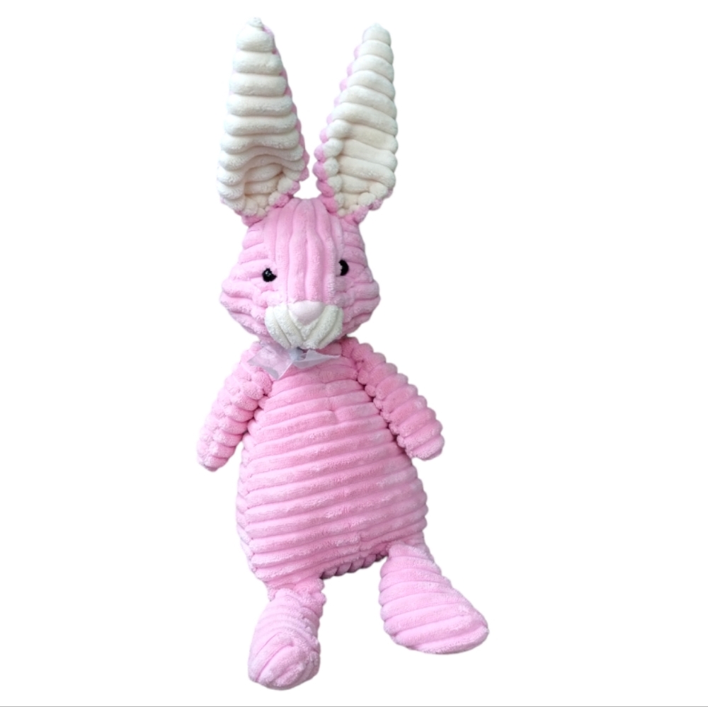 -Jellycat London Cordy Roy Bunny Rabbit Pink Plush Floppy Corduroy Med 12" lovey